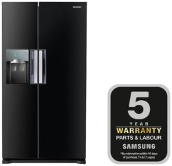 Samsung - RS7667FHCBC American - Fridge Freezer - Black